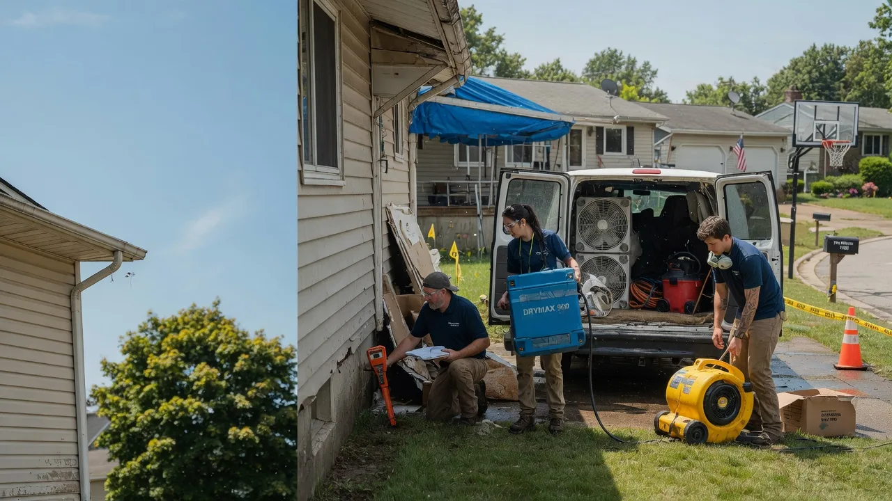 Ceiling Leak Cleanup in Kings Park, NY near me